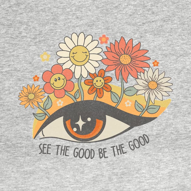 See the Good Eye with Flower by bellofraya